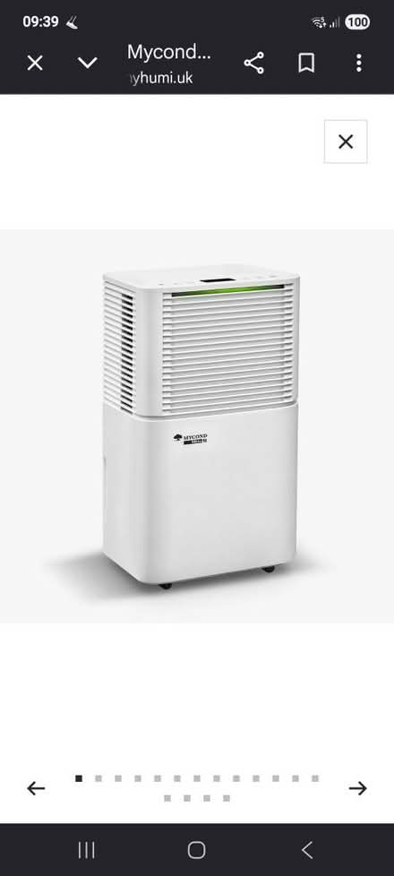 Photo of Dehumidifer (Anstey LE7) #1