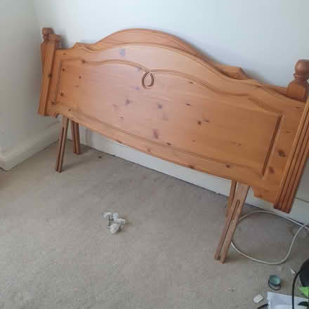 Photo of free Pine double bed headboards (Moortown LS17) #1