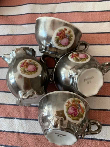 Photo of free Porcelain milk jug and three small cups (Burgess Hill RH15) #1