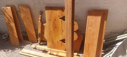 Photo of free Broken bed - wood frame (Lower Weston BA1) #2
