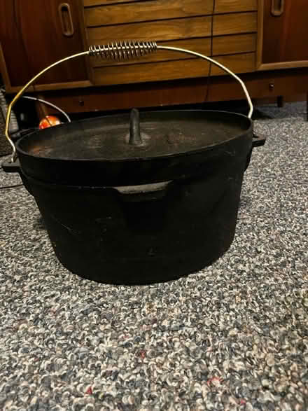 Photo of free Cast Iron Dutch Oven & Cook Book (Woburn near downtown) #1