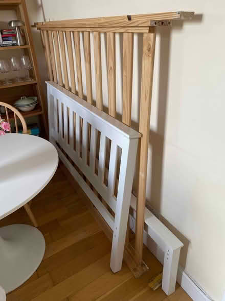 Photo of free Queen size bed frame and mattress (Newington Green N5) #1