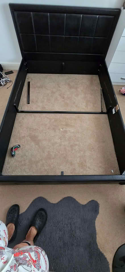 Photo of free Double bed ottoman frame (Benfleet SS7) #2