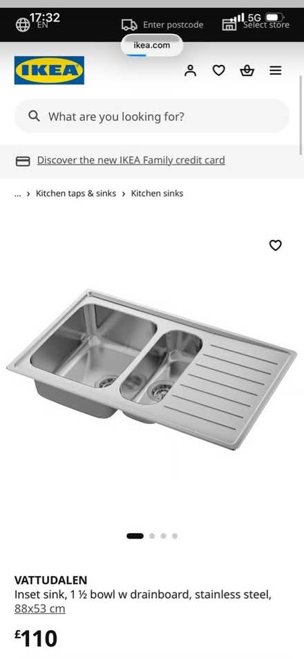 Photo of free IKEA sink (Rotherham S62) #1