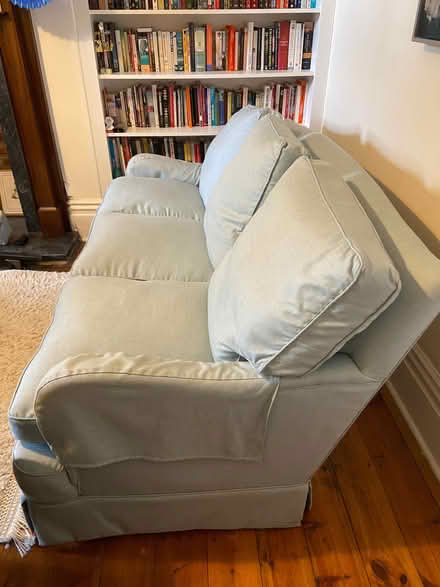 Photo of free Sofa 3-seater light blue (Jesmond NE2) #2