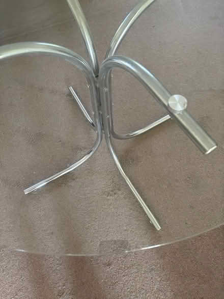 Photo of free Glass table and chairs (GU16) #1