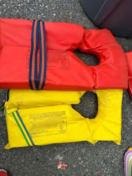 Photo of free Adult life vest (belmont/watertown line) #2