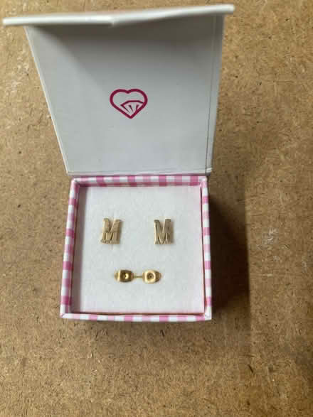 Photo of free ‘M’ earrings (Waltham ma) #1