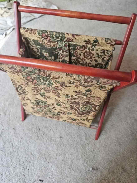 Photo of free Old fabric sewing or magazine rack (Goldsworth Park GU21) #1