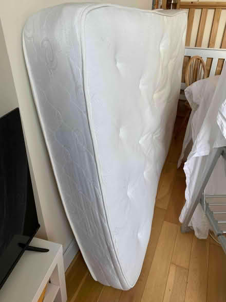 Photo of free Queen size bed frame and mattress (Newington Green N5) #2