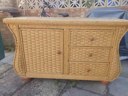 Photo of free Wicker cabinet (WD4) #1