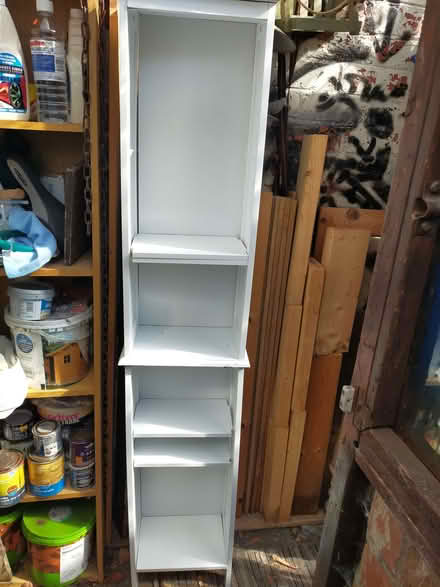 Photo of free Tall narrow shelving unit (Little Wenlock TF6) #1