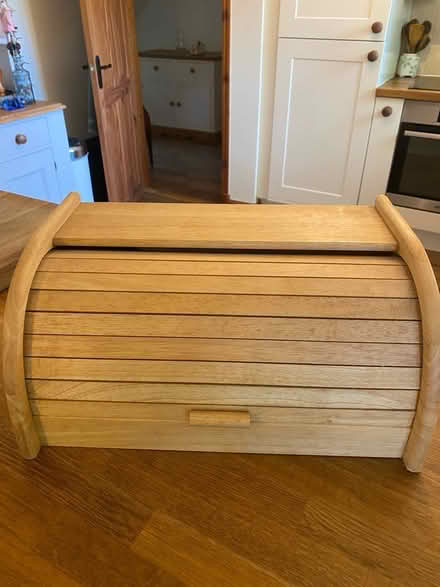 Photo of free Wooden bread bin (Skelton CA11) #1