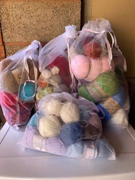 Photo of free 4 Bags of Yarn…mixed weights, mixed colours (Walton Cardiff GL20) #1