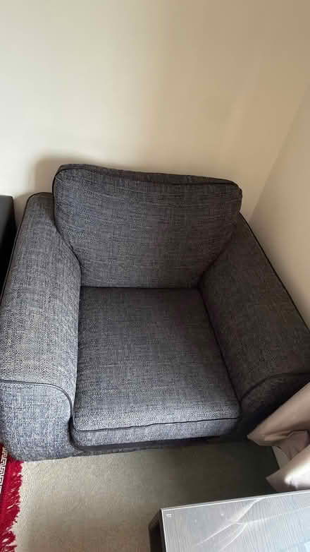 Photo of free Grey Fabric Armchair (Gravesend DA12) #1