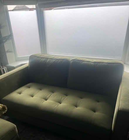 Photo of free 2 seater sofa & footstool (West Bridgford NG2) #1