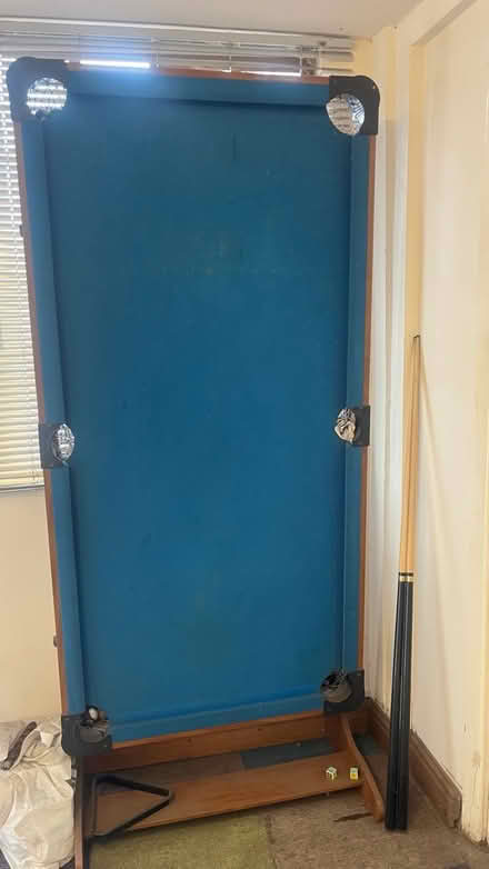 Photo of free Pool table with balls and Cues (Rednal SY11) #3