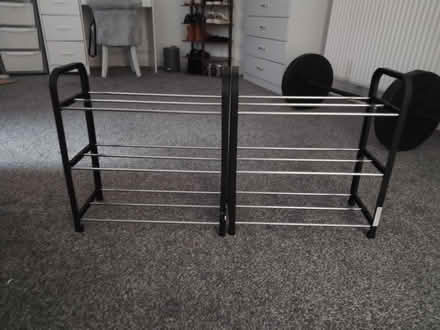 Photo of free 2 Small Shoe Racks (Bootle L20) #1