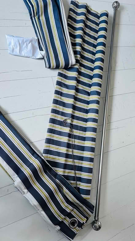 Photo of free Curtains and Roman Blinds &pole (Addingham LS29) #1