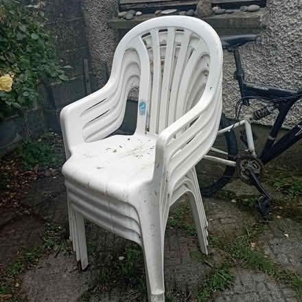 Photo of free White Plastic Garden Chairs (Rathfarnham) #2