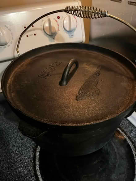 Photo of free Cast Iron Dutch Oven & Cook Book (Woburn near downtown) #2