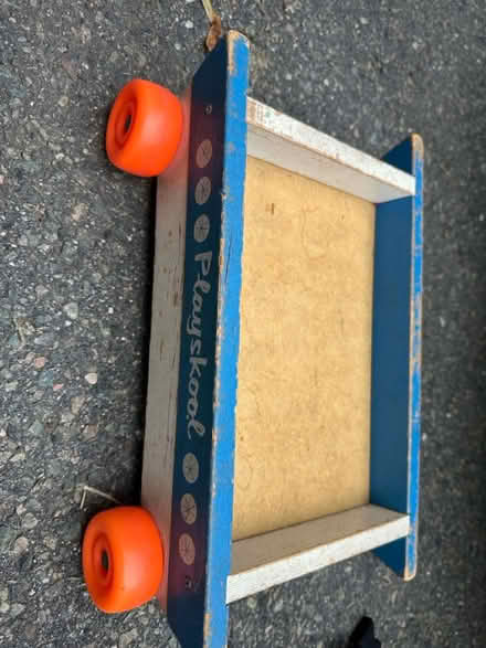 Photo of free Antique plays look wood blocks cart (belmont/watertown line) #1