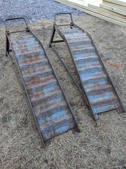 Photo of free Metal car ramps (Sedgeberrow, nr Evesham WR11) #1
