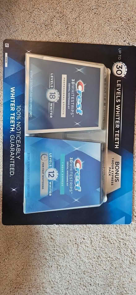Photo of free Unopened teeth whitening strips (Natick MA) #1