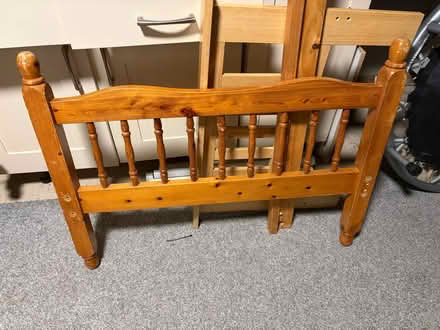 Photo of free Single pine bed (Ditchingham NR35) #1