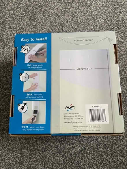 Photo of free AVF Super-Slim Cable Management Roll 1.8m – New, White (Nether Liberton EH9) #2