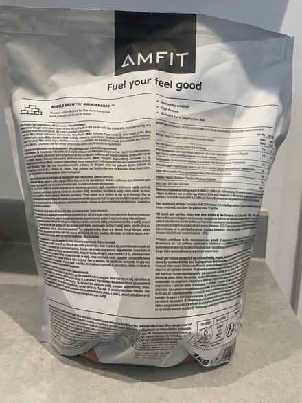 Photo of free 1kg Amfit chocolate protein powder (broadwater worthing) #2