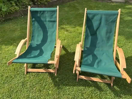 Photo of free 2 Deck chairs (Jesmond NE2) #1