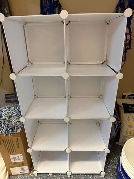Photo of free White 8 cube organizer (Stone Oak) #1