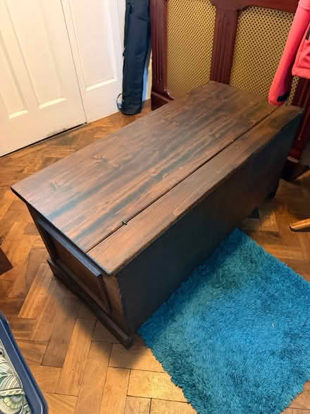 Photo of free Dark wood blanket box (Shrewsbury SY2) #1