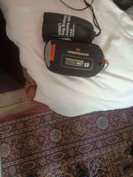 Photo of free brand new mosquitoe net and sleeping bag liner (The Nurserylands TW12) #1