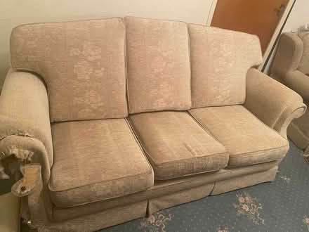 Photo of free 3 seater sofa for re-upholstery (Ashwood Road PR2) #1