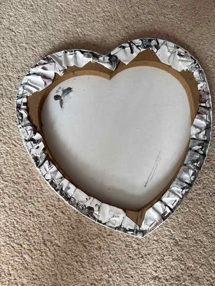 Photo of free Heart shaped canvas (Great Maplestead CO9) #2