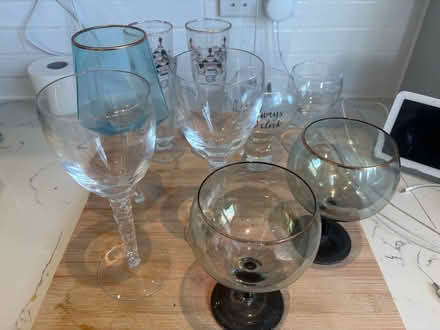 Photo of free Selection of wine and gin glasses (Merton SW19) #1