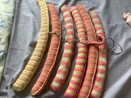 Photo of free Covered hangers,padded and knitted covers , (Cople MK44) #1