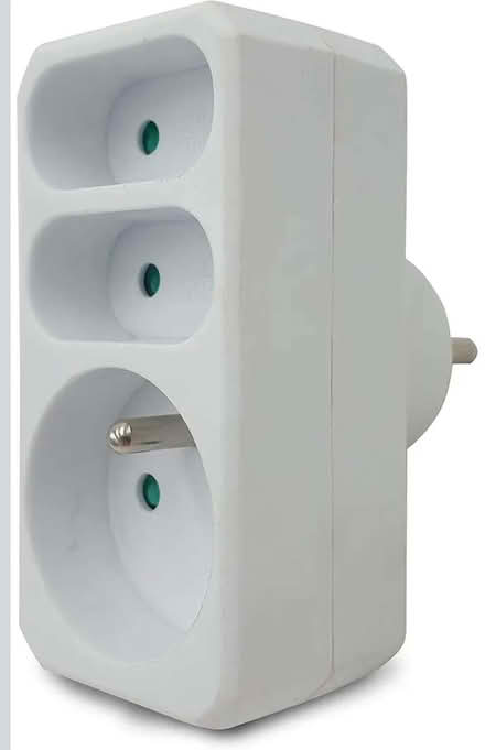 Photo of free Velamp ADAT-FR-3 Triple Wall Socket Adapter EU Type E Multi (Stretford M32) #1