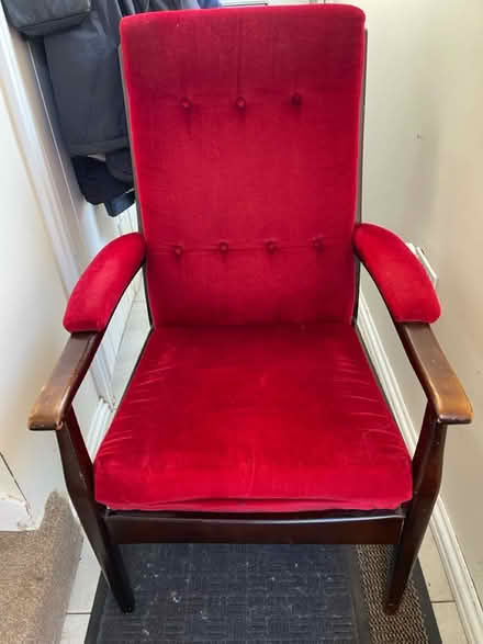 Photo of free Lovely Red Fireside Chair (Cheshunt EN7) #1