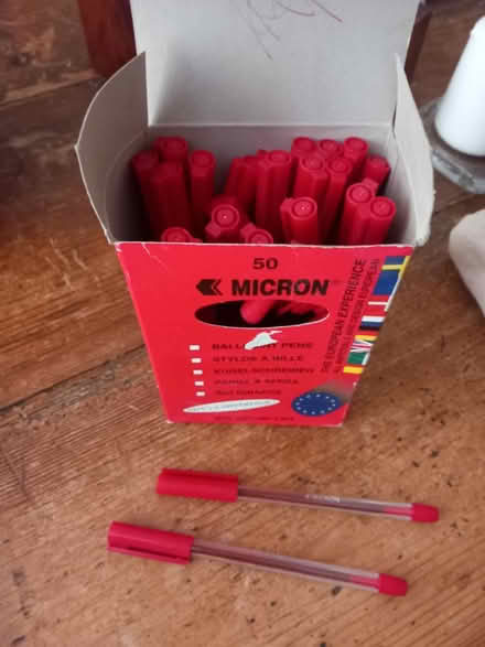 Photo of free 29 Red Biros (Knaresborough. HG5) #1