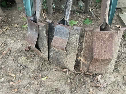 Photo of free 3 roofing shovels (Burlington) #1