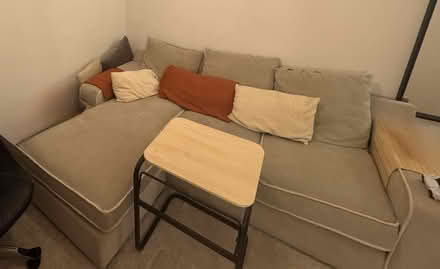 Photo of free L shaped couch beige sand (Rathmines, Dublin 6) #1