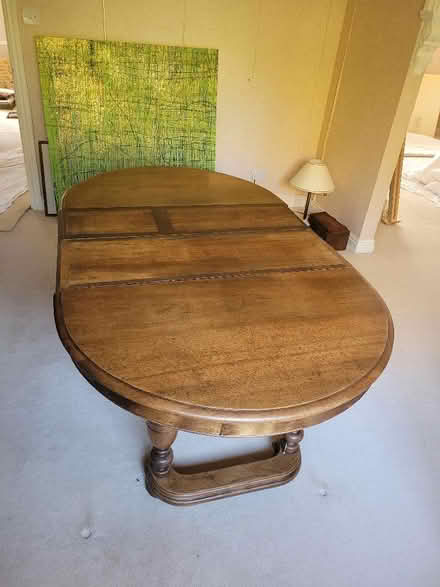 Photo of free French wooden table (Frith Hill GU7) #3