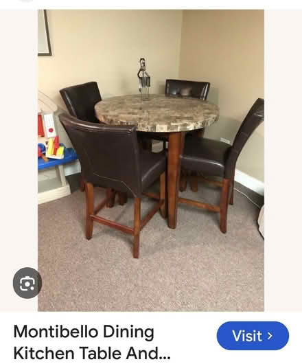 Photo of free Bobs Montibello Table and 4 Chairs (Staten Island) #1