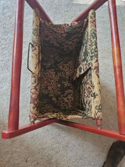 Photo of free Old fabric sewing or magazine rack (Goldsworth Park GU21) #2