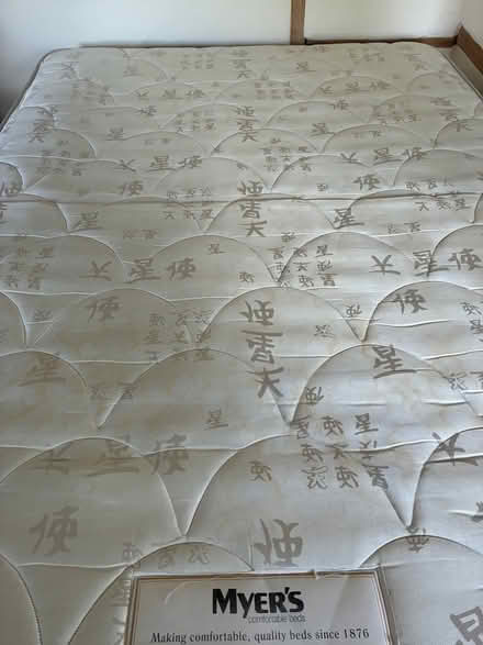 Photo of free Myers Double Bed base and mattress (Meole Brace SY3) #3