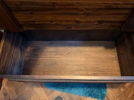 Photo of free Dark wood blanket box (Shrewsbury SY2) #2