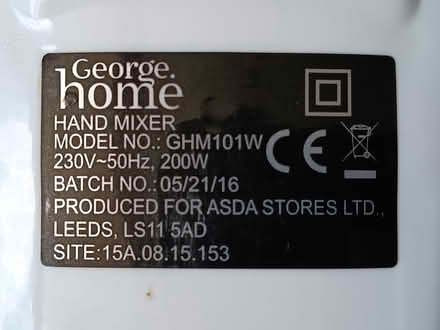 Photo of free George by Asda food mixer (Ware SG12) #2